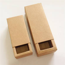 30pcs/Lot Vintage Retro Style Kraft Paper New Drawer Boxes Gifts Container Storage Eco-friendly Drawer Boxes For Chocolate Bars 2024 - купить недорого