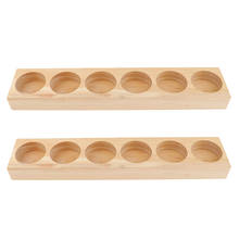 2x Wood Essential Oil Displaying Storage Rack Holder For Retail Stores Salon 2024 - buy cheap