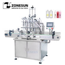 ZONESUN ZS-YT6T-6Y Pneumatic Automatic Shampoo Filling Machine The body shop Oil Liquid Cosmetic Detergent Bottle Filler 2024 - buy cheap