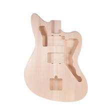 Muslady-guitarra eléctrica MZB-T, cuerpo sin terminar, barril de guitarra en blanco, cuerpo de tilo, piezas de repuesto para guitarra Jaguar 2024 - compra barato