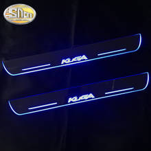 SNCN Waterproof Acrylic Moving LED Welcome Pedal Car Scuff Plate Pedal Door Sill Pathway Light For Ford Kuga 2013 - 2019 2020 2024 - buy cheap