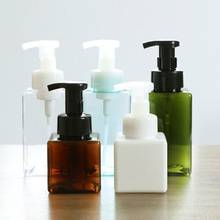 Frasco aplicador de sabão líquido, frasco transparente para aplicar sabão líquido, shampoo, loção, gel e banho de espuma 450ml 2024 - compre barato