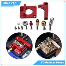 SIMAX3D 3D принтер, часть MK8, двухзубчатый экструдер для CR-10, CR-10S, блок bowden, 1,75 мм, нить Reprap ender3 pro 2024 - купить недорого