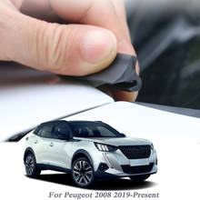 1,8 м герметик для окна автомобиля резиновый протектор уплотнительная полоса отделка автомобиля передний лобовое стекло спойлер для Peugeot 2008 3008 4008 5008 208 508 2024 - купить недорого