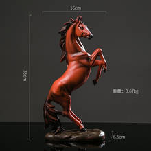 European-style Decorations Home Accessories Housewarming Opening Gifts New Accessories Horses Living Room Office Crafts Resin 2024 - buy cheap