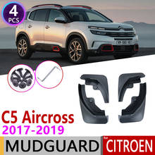 for Citroen C5 Aircross 2017 2018 2019 4PCS Front Rear Car Mudflap Fender Mudguards Mud Flaps Guard Splash Flap Accessories 2024 - buy cheap