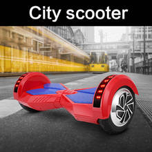 Ховерборд 8 дюймов Смарт Bluetooth Электрический скейтборд рулевое колесо Смарт 2 колеса самобалансирующийся стоящий скутер гироскутер 2024 - купить недорого