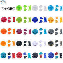 Пластиковые кнопки YuXi D, кнопки A B для Gameboy, цветные кнопки GBC 2024 - купить недорого