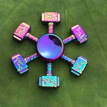 Dazzling Rainbow Finger Spinner Metal R118 Bearing Spinner Toy Adult Toys for Children Raytheon Mushroom 60-65mm Fidget Spinner 2024 - buy cheap