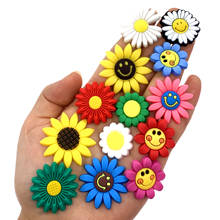 Wholesale Mix 50PCS Plant Sunflower Icon Accessories Flat Back For DIY Scrapbook Phone Case Jewelry Making Components 2024 - buy cheap