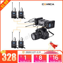 Comica CVM-AX1 Audio Mixer Adapter Universal Dual Channels Microphone Amplifier Audio Mixer 3.5mm Port for Canon Nikon DSLR 2024 - buy cheap