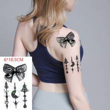À prova dwaterproof água tatuagem temporária arco pena flor estrela círculo sexy corpo arte flash tatuagem falsa tatuagem para mulher 2024 - compre barato
