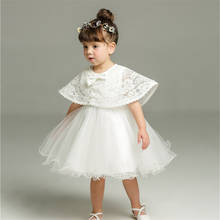 HAPPYPLUS de encaje suave Bebé Vestidos para bebés princesa tul bebé trajes de primer cumpleaños bautizo trajes de niño trajes de bola