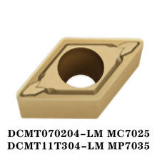 100% Original DCMT DCMT070204 LM MC7025 DCMT11T304 LM 10pcs CNC lathe Insertion Carbide Insert  Efficient And Durable MP7035 LM 2024 - buy cheap