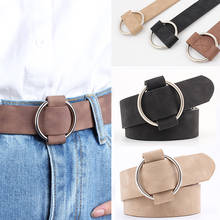 Women Newest Leather belt Round buckle belts female leisure jeans wild belt pin metal buckle Women strap Waistband for girl 2024 - buy cheap