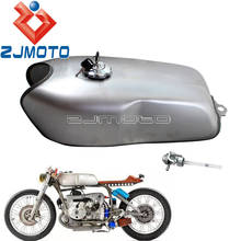 Universal 9L Cafe Racer Custom Fuel Tank w/ Gas Cap For Yamaha Honda Suzuki BMW R100R RD50 RD350 RD400 Moto 2.4 Gal Vintage Tank 2024 - buy cheap