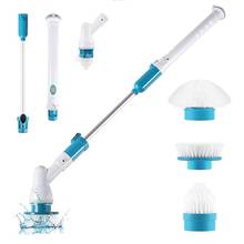Electric Spin Scrubber Turbo Scrub Cleaning Brush Wireless Cordless Chargeable Bathroom Cleaner with Extension Handle Brush Tub 2024 - buy cheap