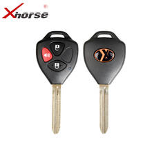 XHORSE XKTO04EN Wire Universal Remote Key For Toyota Style 3 Buttons for VVDI VVDI2 Key Tool English Version 5pcs/lot 2024 - buy cheap
