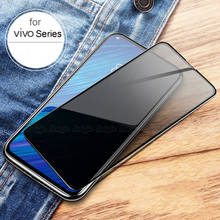 Антишпионское блестящее закаленное стекло 9H для VIVO Z1 Z3 Z5X S1 Pro U1 X9 X9S X20 Plus X21 X23 X27 полная защита экрана 2024 - купить недорого