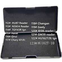 Nova ferramenta de lishi 2 em 1, 112-122, leitor de brinquedo, hu87, nsn14 e gm39, toy3r, b106 e gm39, havel qirui incubatório changan, geextremamente hu162t 2024 - compre barato