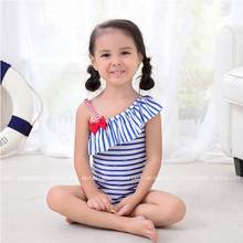 Children Baby Girls Swimwear Lovely Swimming Bathing Swimsuit Sunscren Children Swimsuit Girl 1-6 Years Girls Bikinis Set 2024 - buy cheap