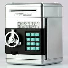 Electronic Piggy Bank Safe Box Money Boxes for Children Digital Coins Cash Saving Safe Deposit ATM Machine Kid Christmas Gift 2024 - compre barato