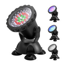 LED Aquarium lamp Color Patterns Changing 36-LED Submersible Spot Light for Garden Pond Fish Tank    3.5W  110/220V free shpping 2024 - buy cheap