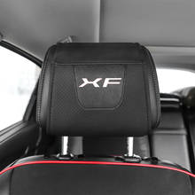 1pc  For Jaguar Xf Car Headrest Protector Case Pu Leather Car Styling 2024 - buy cheap