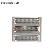 Conector de base de 2 piezas, puerto de carga Micro USB, conector FPC para Mei zu 16th, logic en el cable flexible Meizu16th 2024 - compra barato