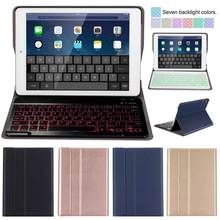 Funda con teclado Bluetooth para iPad mini 4 mini 5, carcasa de 7,9 pulgadas, retroiluminación, teclado inalámbrico, cubierta de tableta para iPad MINI 4 5 7,9 pulgadas 2024 - compra barato