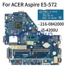 Laptop Motherboard Para ACER Aspire E1-572 E5-572 E5-572G I5-4200U Notebook Mainboard V5WE2 LA-9531P SR170 216-0842000 DDR3 2024 - compre barato