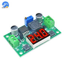 Módulo regulador de voltaje con voltímetro LED CC/CC LM2596, CC 4,0-40 a 1,3-37V, reductor ajustable 2024 - compra barato