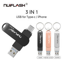 USB Flash Drive For iPhone X/8/7/7 Plus/6/6s/5/SE/ipad OTG TypeC Pen Drive HD Memory Stick 8GB 16GB 32GB 64GB 128GB Pendrive 2024 - buy cheap