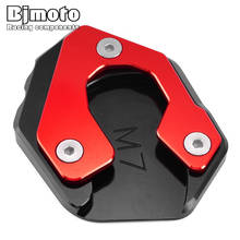 BJMOTO-soporte lateral para motocicleta, placa de extensión para Yamaha MT07, MT-07, 2014-2020, FZ07, 15-20, XSR700, 18-20 2024 - compra barato