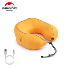 Naturehike-almohada de masaje eléctrico para el cuello, cojín portátil de viaje, almohada Cervical con Cable USB 2024 - compra barato
