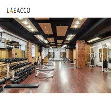 Laeacco Gym Workout Equipment Shiny Lights Sport Interior Photography Background Photo Backdrop For Photo Studio Photocall 2024 - buy cheap