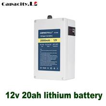 Capacity.li-batería de litio de 12V 20ah para iluminación exterior, fuente de alimentación de emergencia, monitoreo de enrutador de audio, paquete de batería recargable 2024 - compra barato