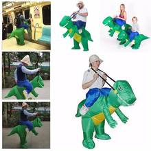 Inflatable Dinosaur Fancy Dress Unisex Costume Dino Rider Mascot Costume Party Cosplay Game Adult 2024 - buy cheap