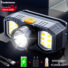 30000LM Multifunctional Headlamp USB Rechargeable Headlight Built-in Battery Head Front Light Waterproof 4 Modes Head Lamp 2024 - buy cheap