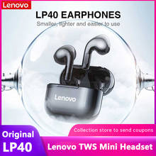 Original Lenovo LP40 wireless headphones TWS Bluetooth Earphones Touch Control Sport Headset Stereo Earbuds For Phone Android 2024 - buy cheap