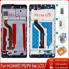 Original Display For Huawei P9 Lite LCD Touch Screen 5.2 inch Digitizer Assembly With Frame Free Tools For Huawei P9 Display 2024 - buy cheap