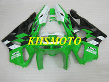 Обтекатель комплект для KAWASAKI Ninja ZX6R 94 95 96 97 ZX 6R 1994 1995 1996 1997 ABS зеленый черный Обтекатели набор + подарки ST11 2024 - купить недорого