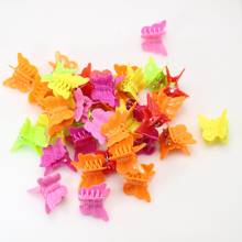 Mini pinzas en forma de garra para el cabello para niños, pinza de plástico de Color mezclado, mariposa, 30 unidades 2024 - compra barato