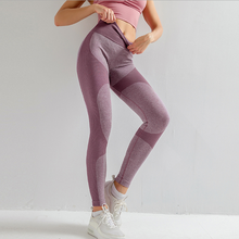 Pantalones de Yoga para mujer, ropa deportiva sexy para correr, mallas elásticas para Fitness, sin costuras, con Control de barriga, mallas de compresión para gimnasio 2024 - compra barato