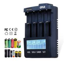 Opus-cargador de batería inteligente BT C3100 V2.2, 4 ranuras, AA/AAA, LCD, capacidad de carga máxima de 20000mAh 2024 - compra barato