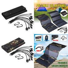 Panel Solar plegable USB, cargador de energía para teléfono, para acampar al aire libre, senderismo, 10W 2024 - compra barato
