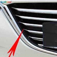 For Mazda 3 Axela 2014 2015 2016 ABS Chrome Front Bumper Grille Cover Trim Head Grills Strip Car Styling Accessories 11pcs 2024 - buy cheap
