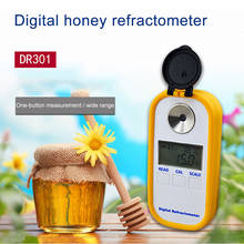 DR301 Цифровой рефрактометр для мёда, измеритель содержания сахара 0-90% БРИКС, измеритель концентрации меда, рефрактометр 2022 - купить недорого