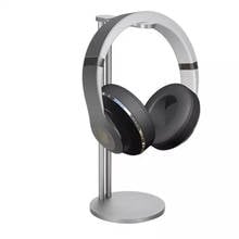 Headset Stand and Gaming Headphone Display Aluminum Desktop Earphone Hanger Mount Storage Rack for Home and Office, Silver 2024 - buy cheap