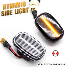 12V Dynamic LED Flowing Turn Signal Lamp Side Marker Light Facelift Car Accessories For Toyota Corolla Camry Avensis Celica RAV4 2024 - buy cheap